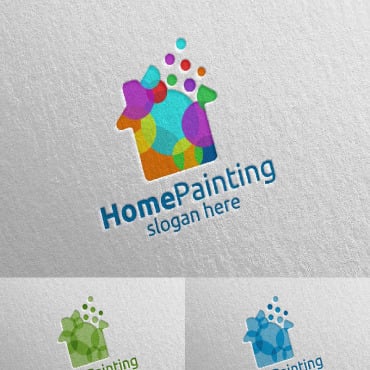 Paint Home Logo Templates 92941