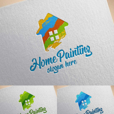 Paint Home Logo Templates 92942