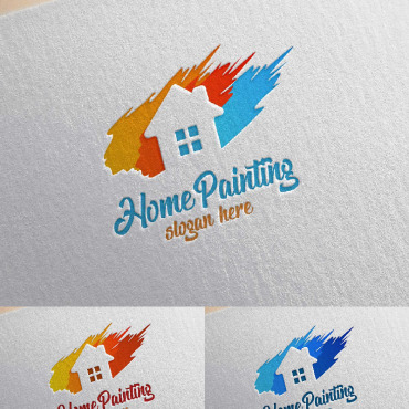 Paint Home Logo Templates 92944