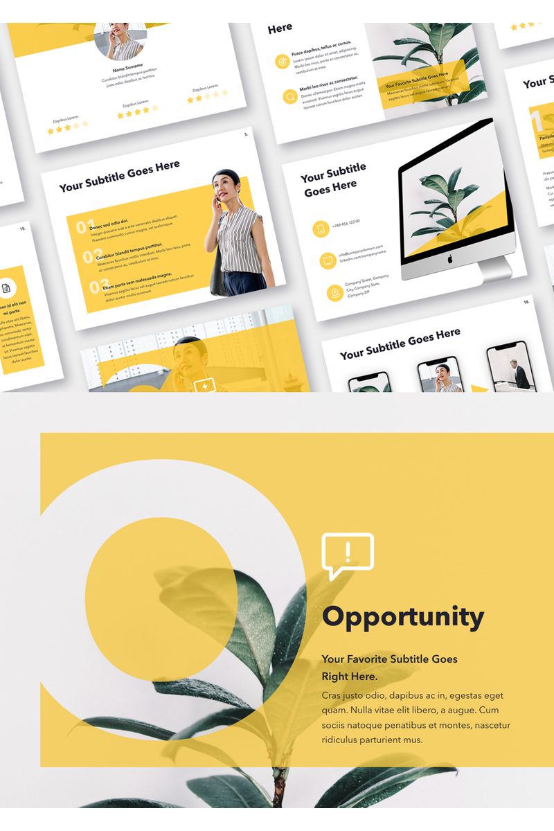 Light & Solid - Keynote template