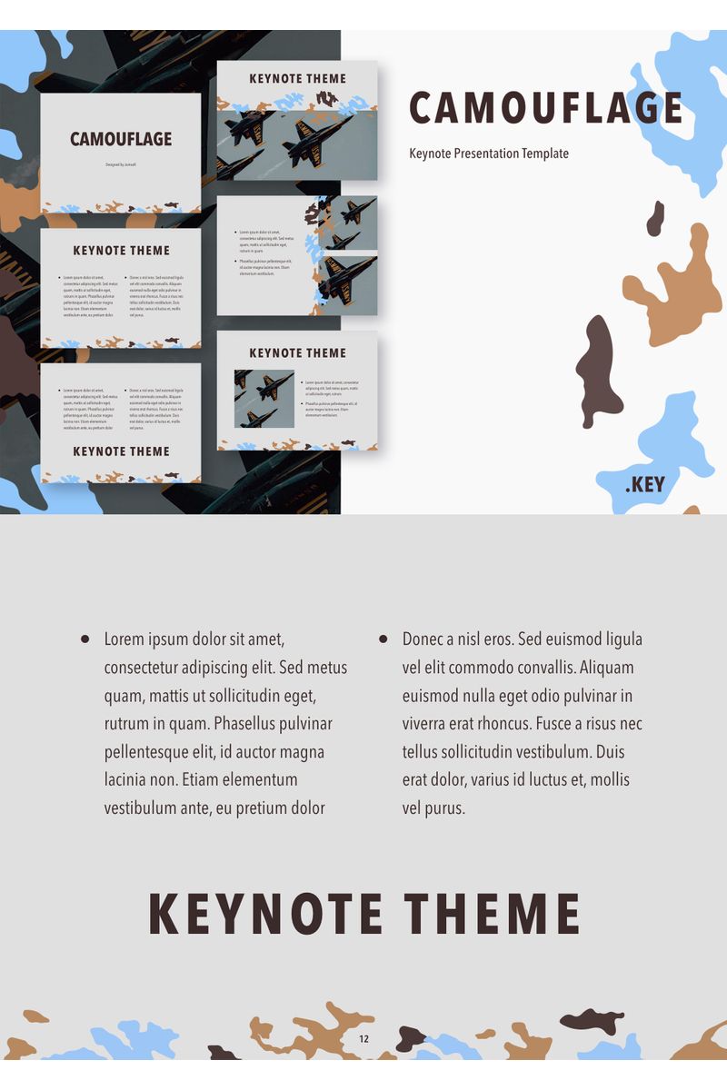 Camouflage - Keynote template