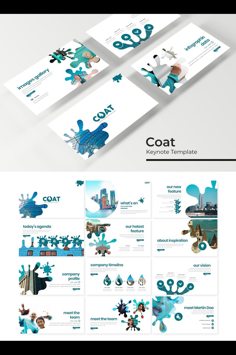 Coat - Keynote template