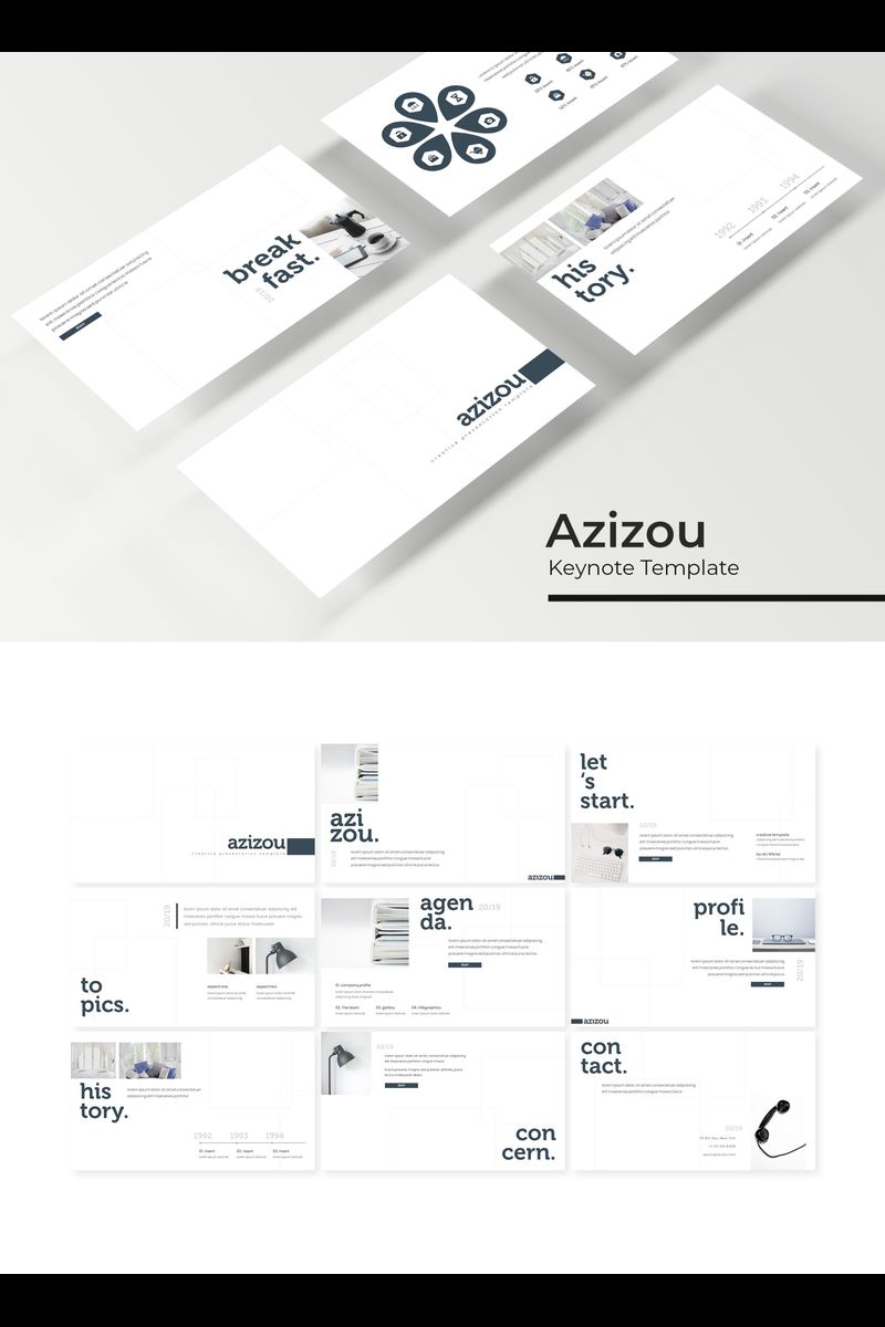 Azizou - Keynote template