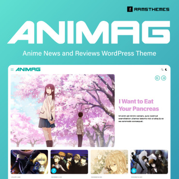 Anime Manga WordPress Themes 93147
