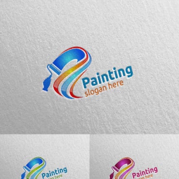 Paint Home Logo Templates 93268