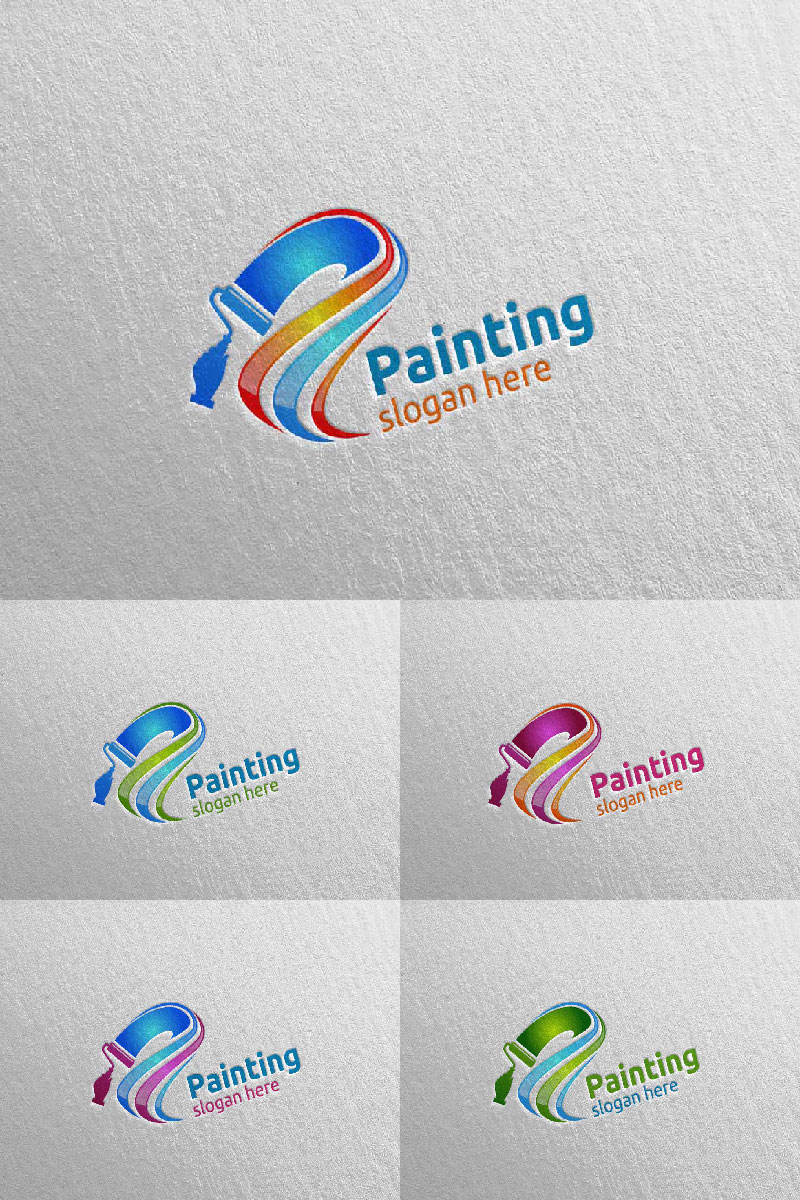 Home Painting Vector 9 Logo Template