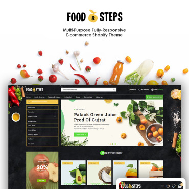 Food Fashion Shopify Themes 93284