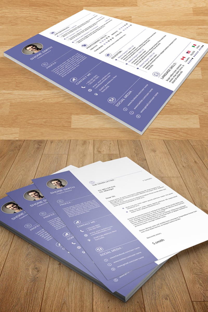 Shone Clean Resume Template