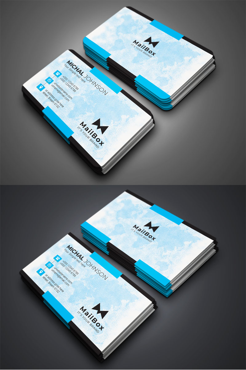 Mailbox - Business Card Vol_8 - Corporate Identity Template