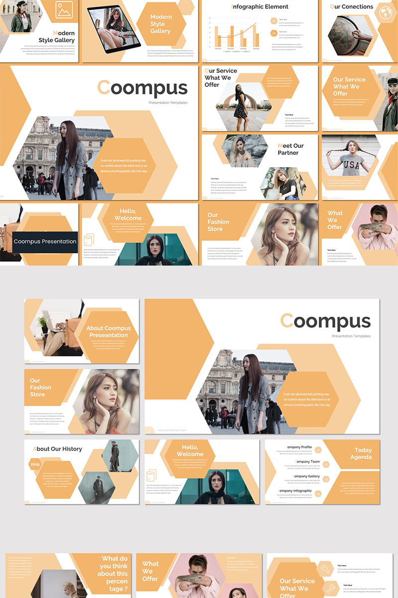 COOMPUS PowerPoint template