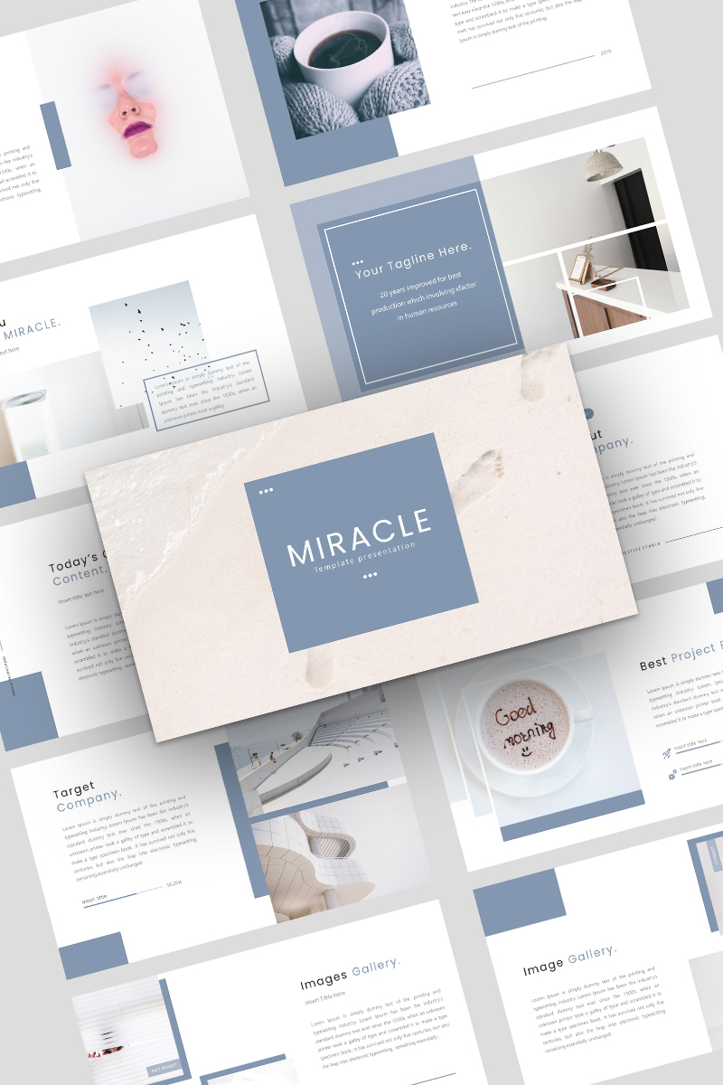 Miracle Creative Business PowerPoint template