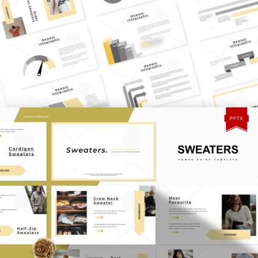 Winter Sweater PowerPoint Templates 93380