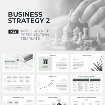 Business Strategy Keynote Templates 93478