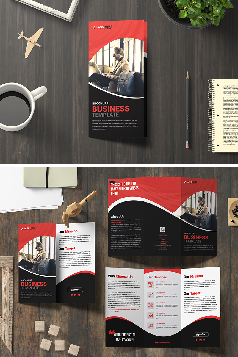 Tri Fold Brochure - Corporate Identity Template
