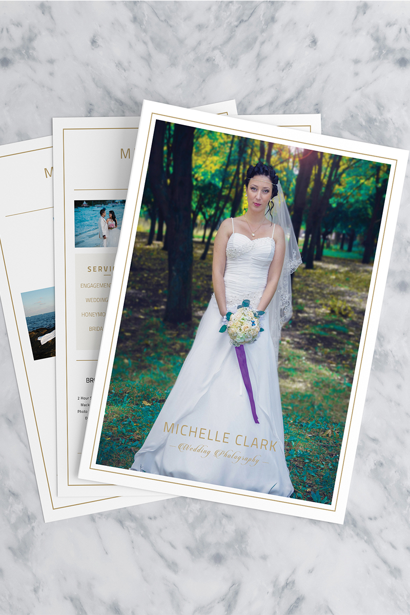Minimalist Wedding Photography Flyer v08 - Corporate Identity Template