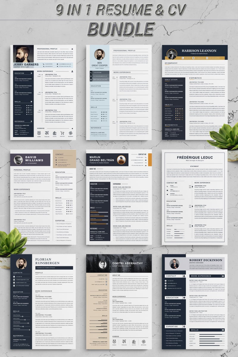 Bundle Resume Template 2023