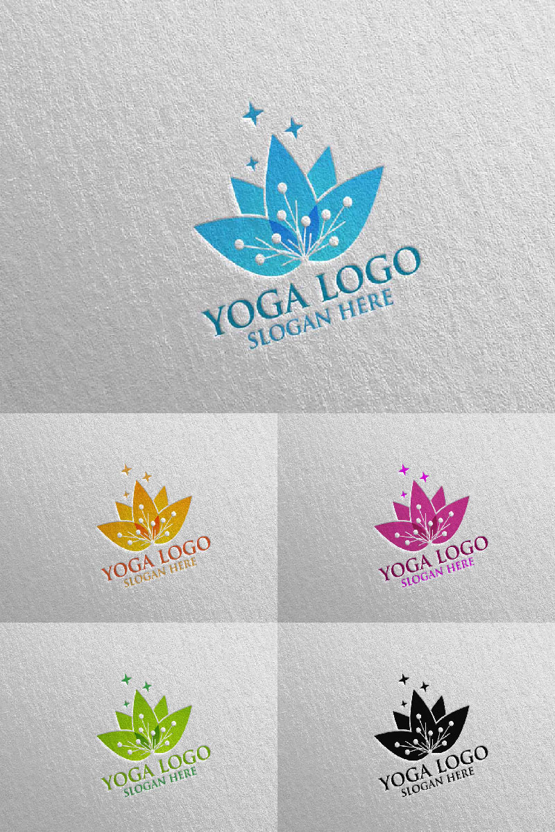 Yoga 6 Logo Template