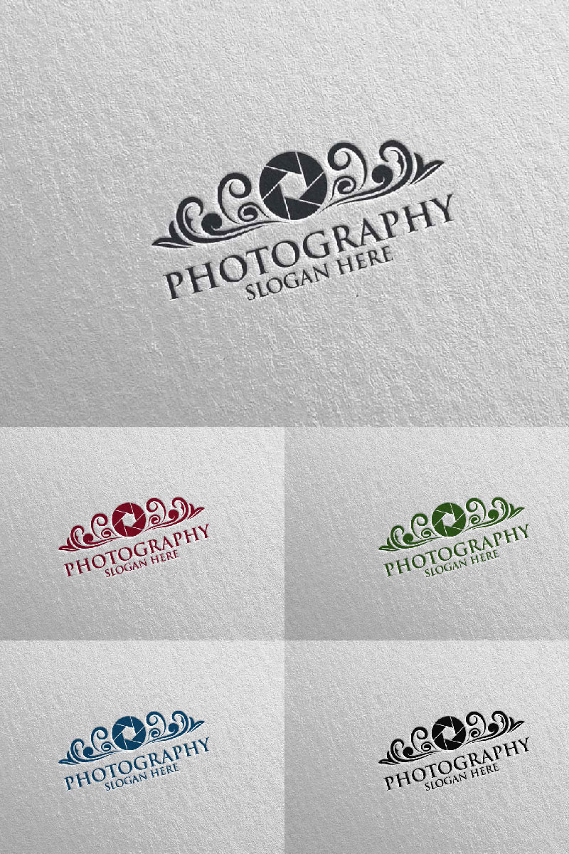 Abstract Camera Photography 44 Logo Template