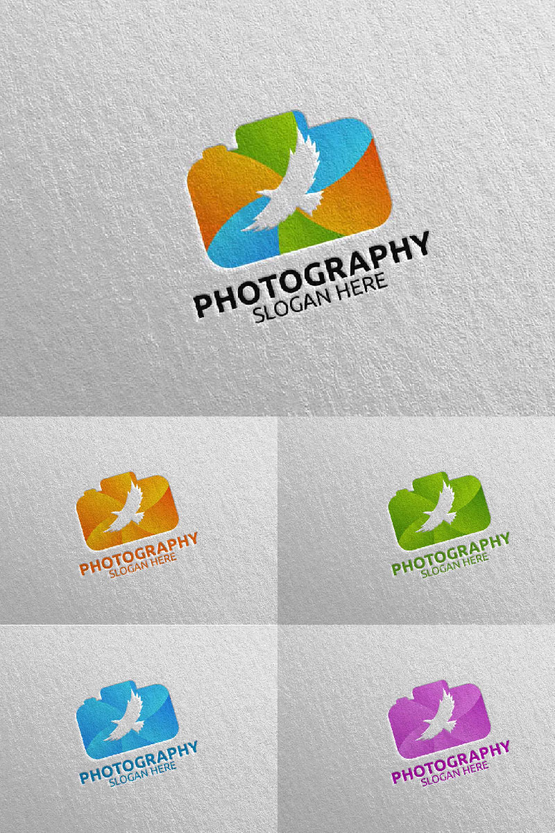 Wildlife Camera Photography 40 Logo Template