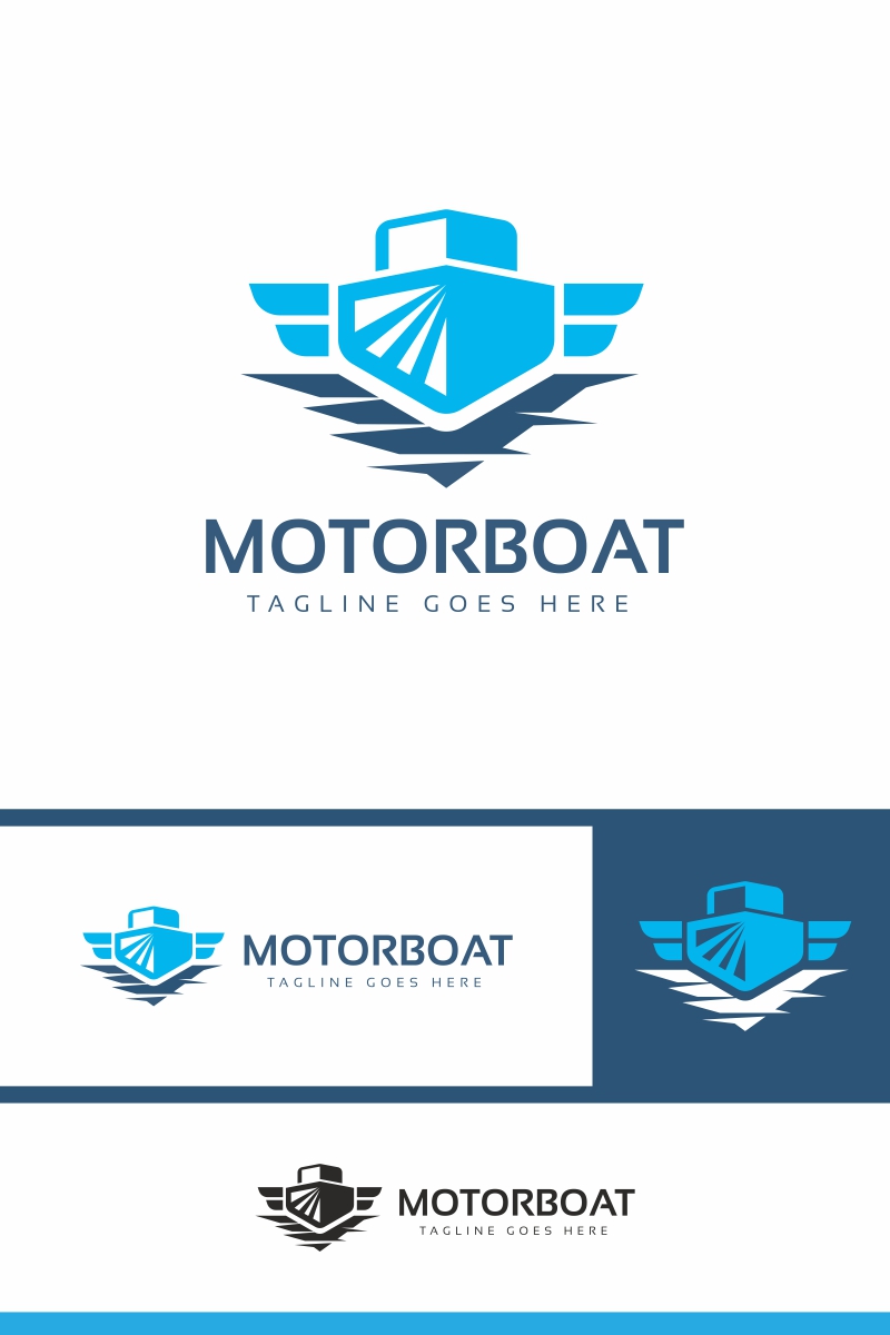 Motorboat Logo Template