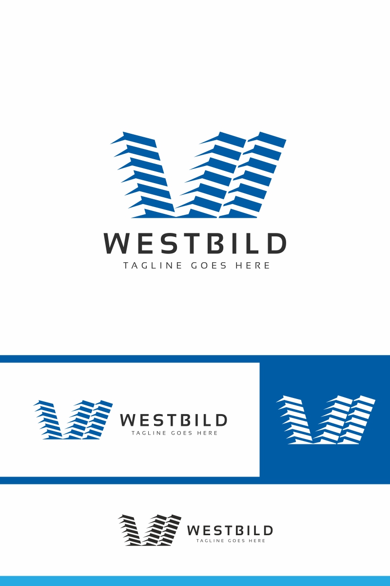 Westbild W Letter Logo Template
