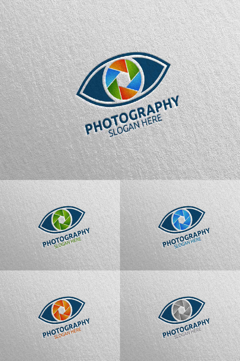 Eyes Camera Photography 14 Logo Template