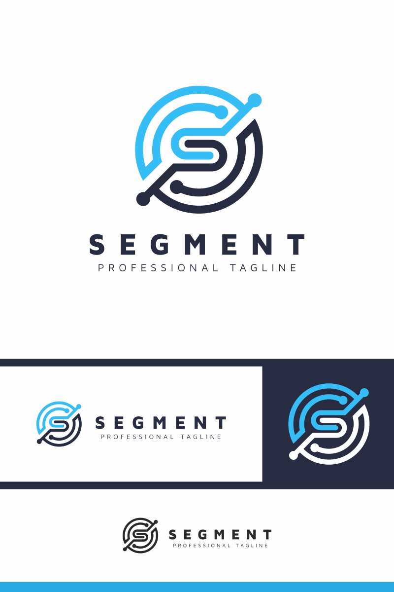 Technology S Letter Logo Template