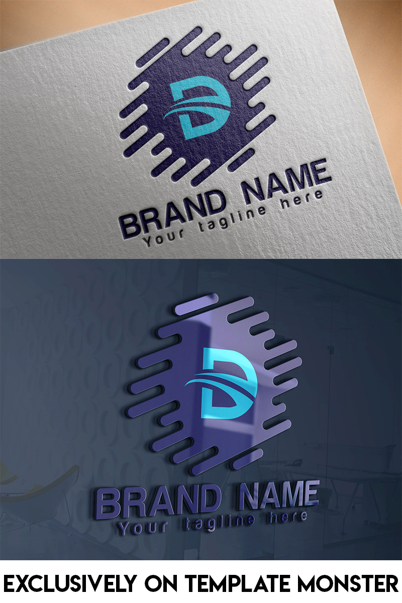 Abstract D Letter Logo Template