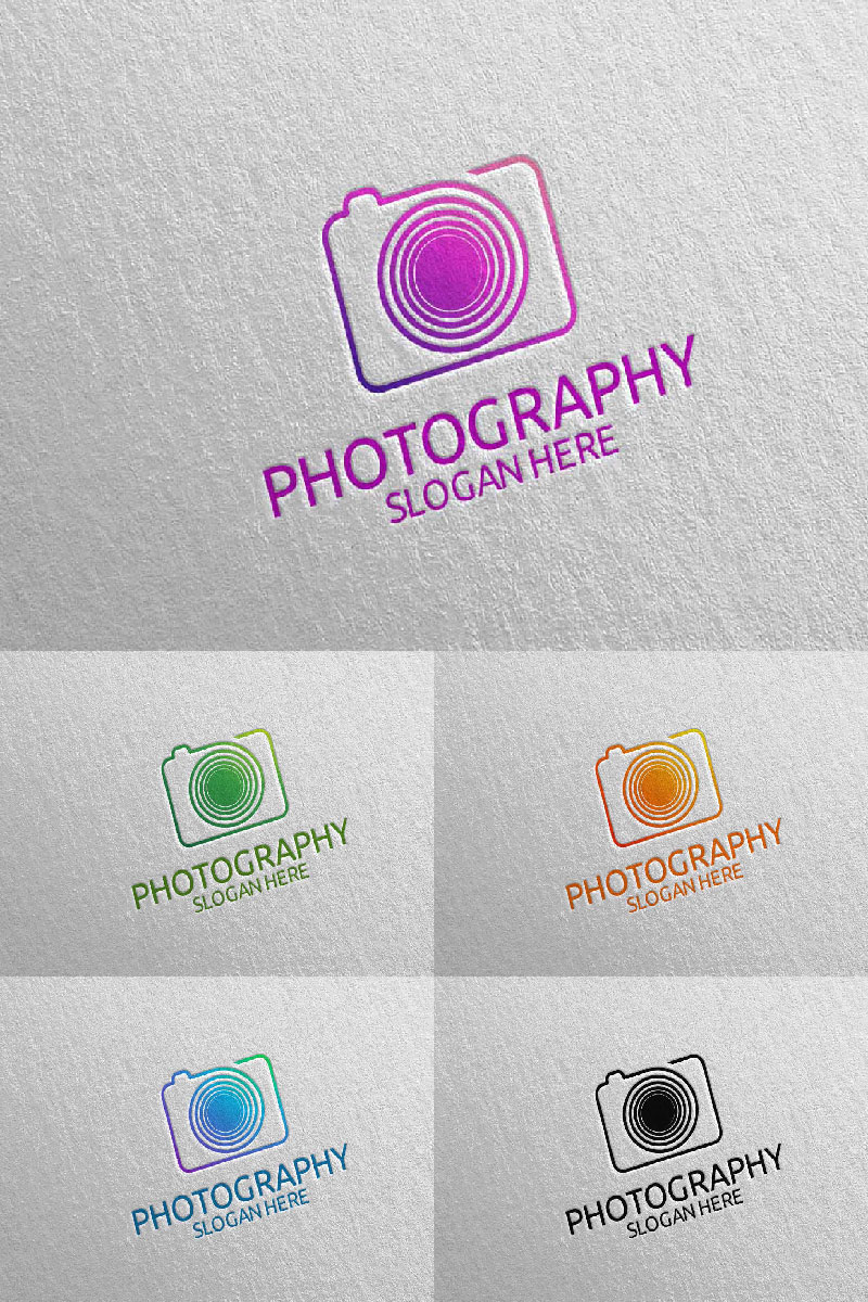 Abstract Camera Photography 10 Logo Template