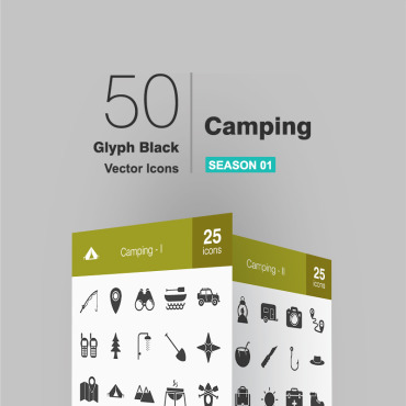 Icon Camping Icon Sets 93804