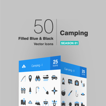 Icon Camping Icon Sets 93866