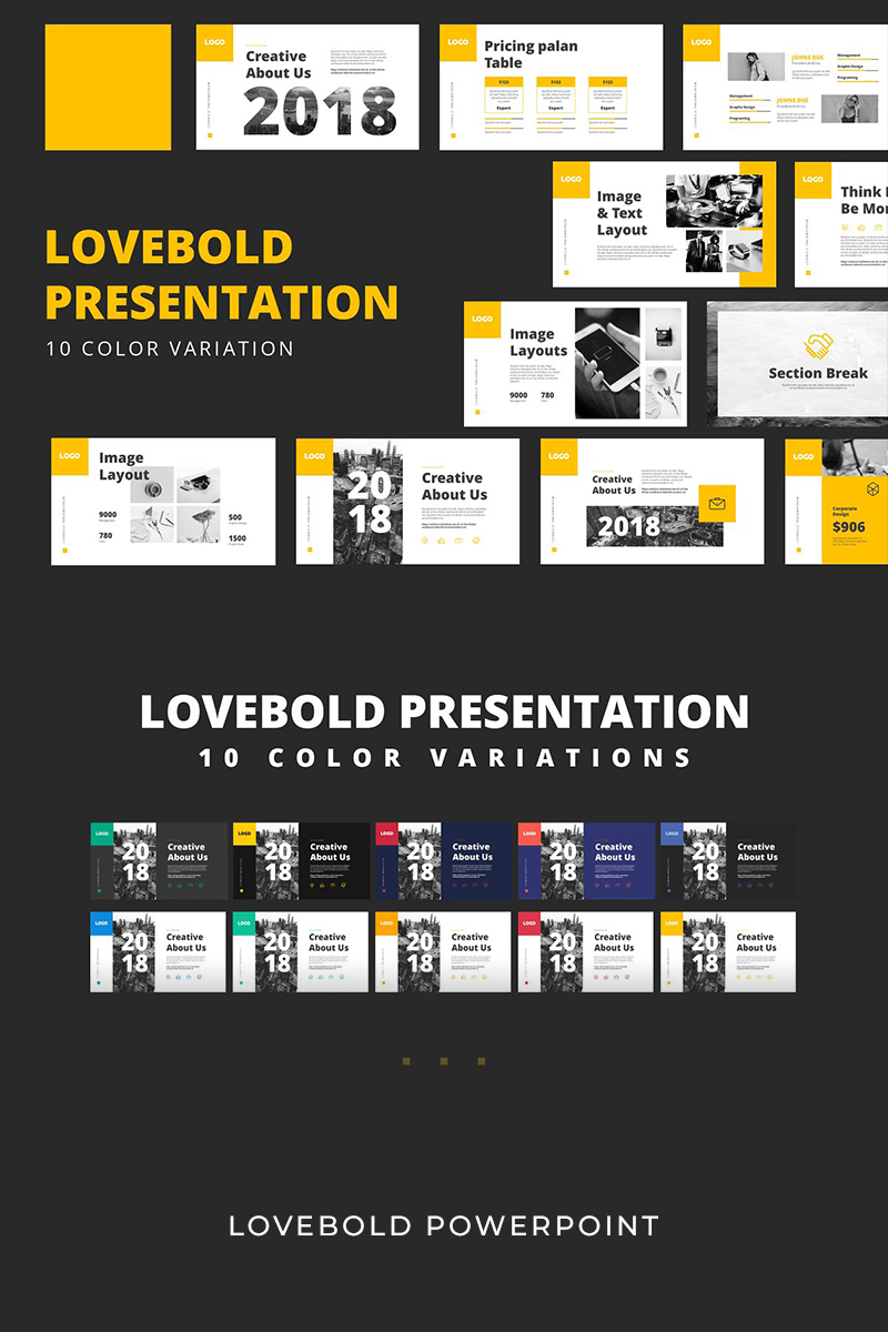 Lovebold PowerPoint template