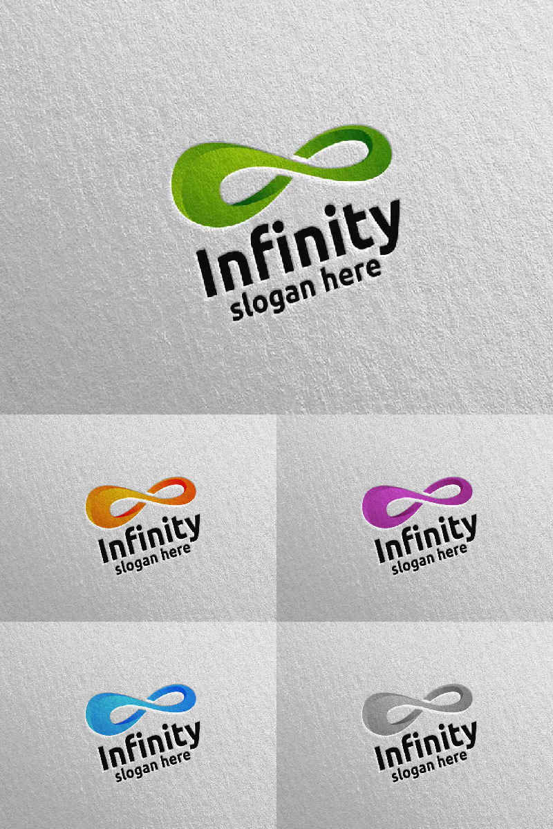 Infinity loop Design 3 Logo Template