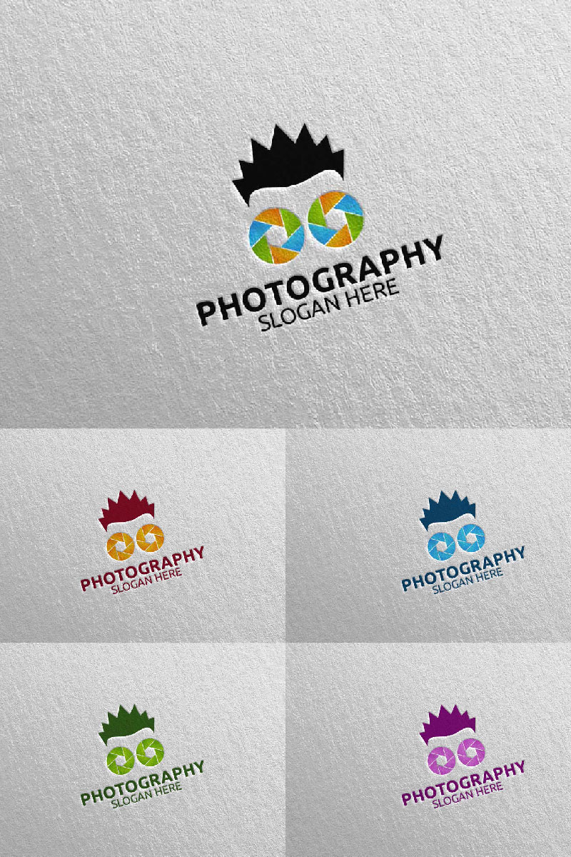 Geek Camera Photography 20 Logo Template