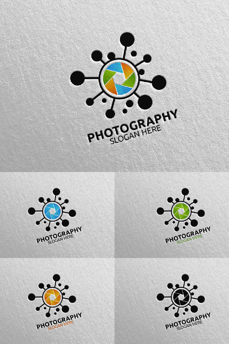 Splash Camera Photography 18 Logo Template