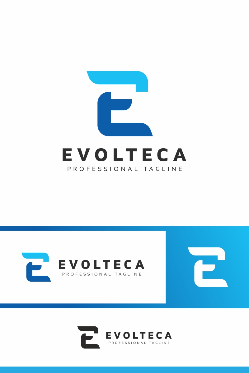 Evolteca E Letter Logo Template