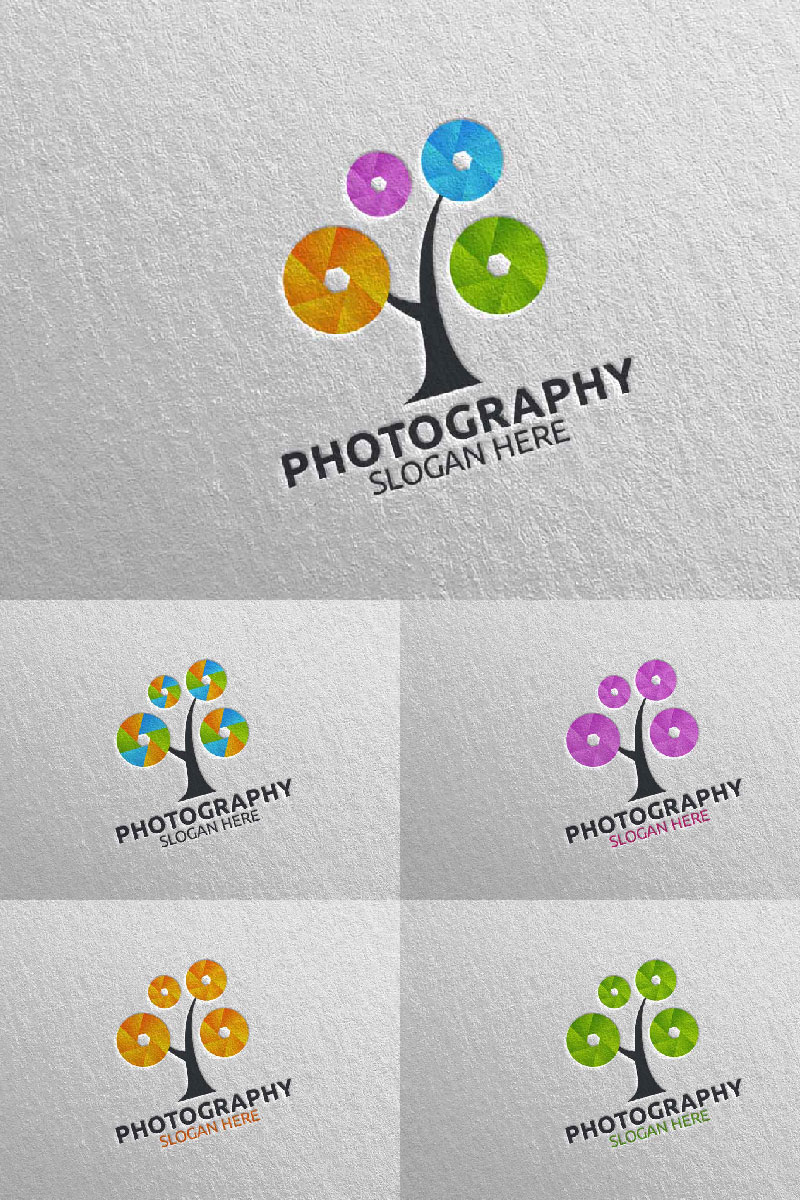 Nature Camera Photography 48 Logo Template