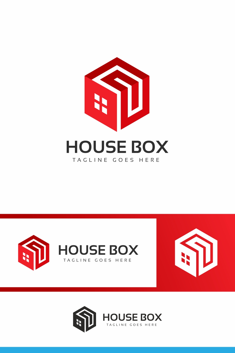 House Box Logo Template