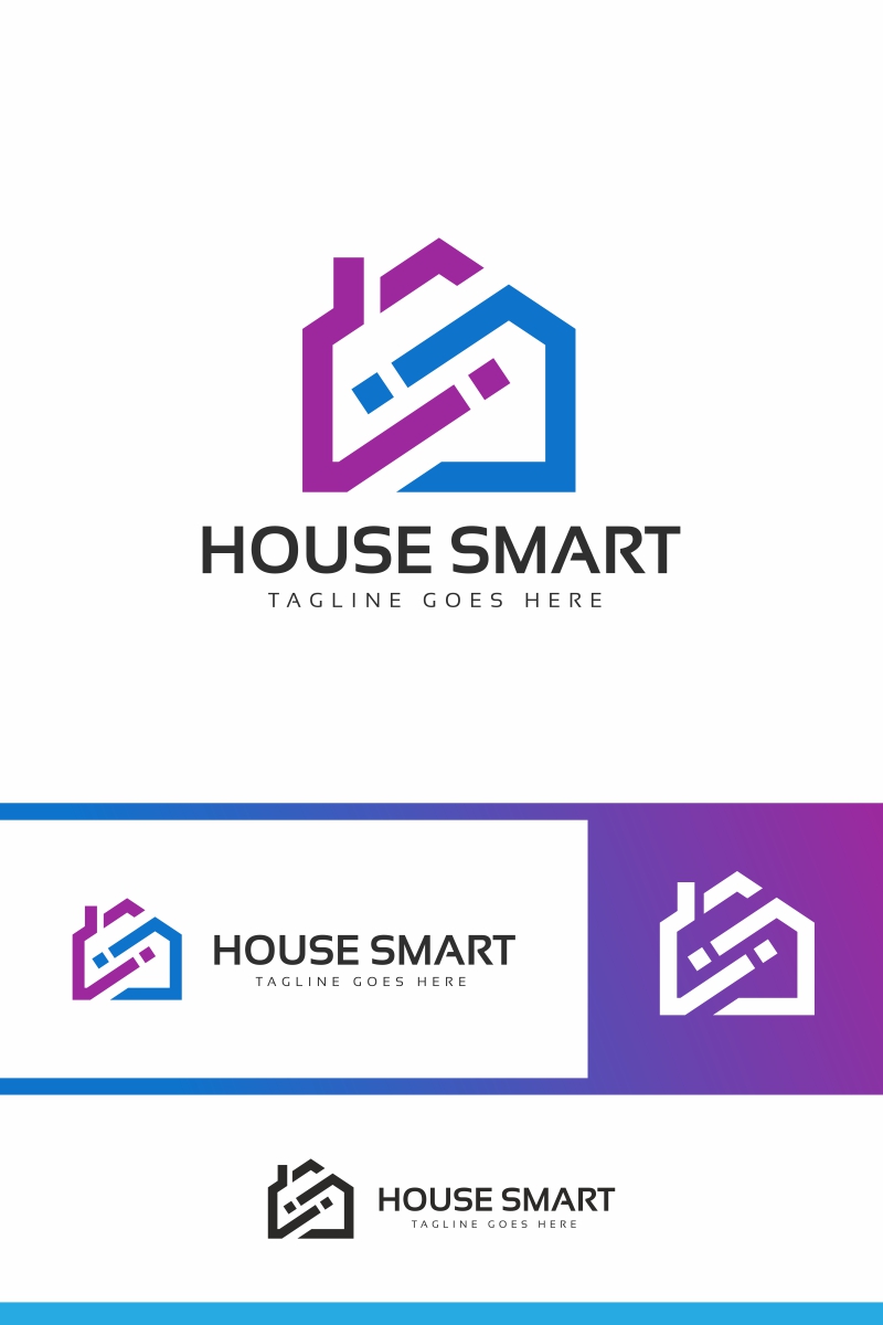 House Infinity Logo Template