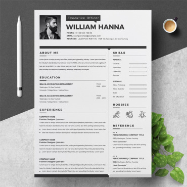 2 Page Resume Templates 94088