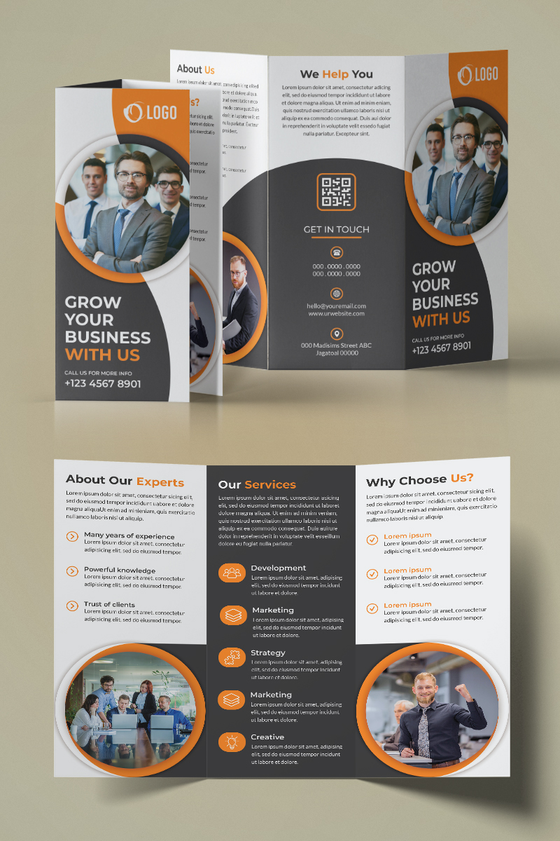 Trifold Brochure Design - Corporate Identity Template