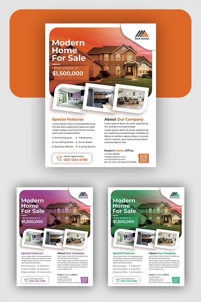 Real Estate Flyer - Corporate Identity Template