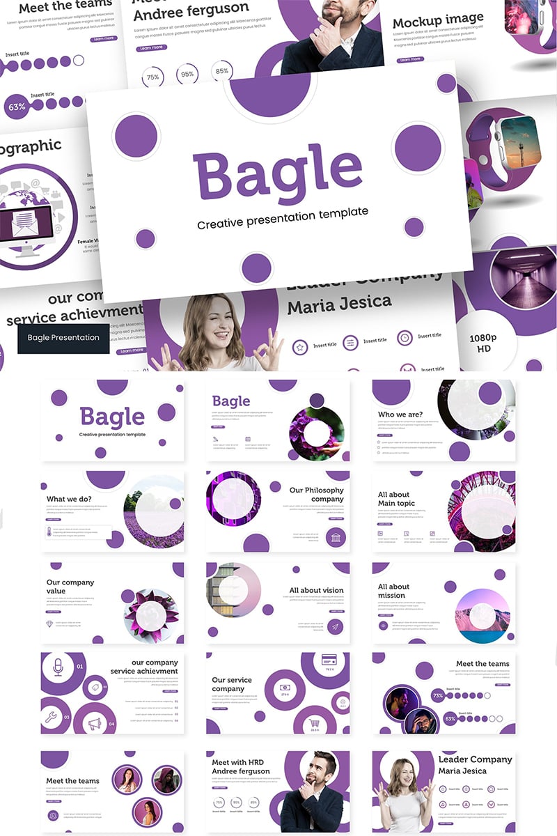 Bagle PowerPoint template