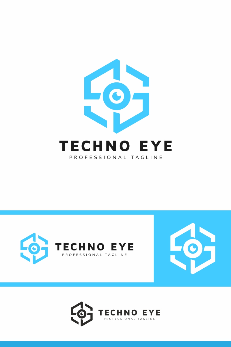 Techno Eye Logo Template