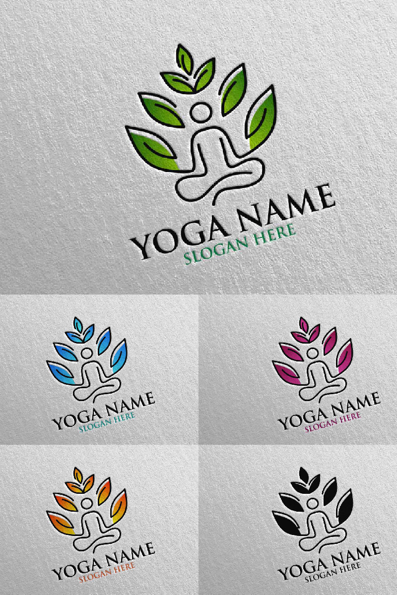 Yoga 45 Logo Template