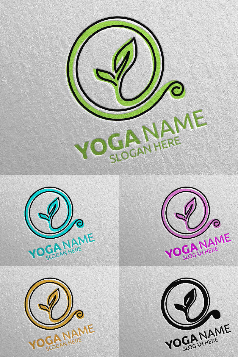 Yoga 44 Logo Template