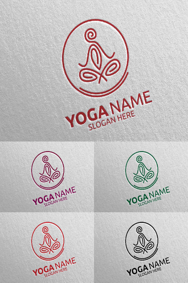 Yoga 43 Logo Template