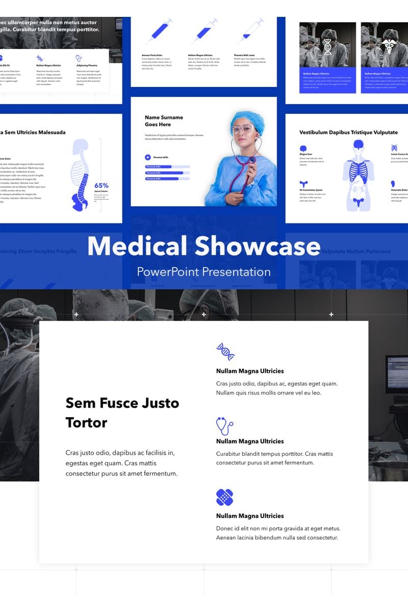 Medical Showcase PowerPoint template