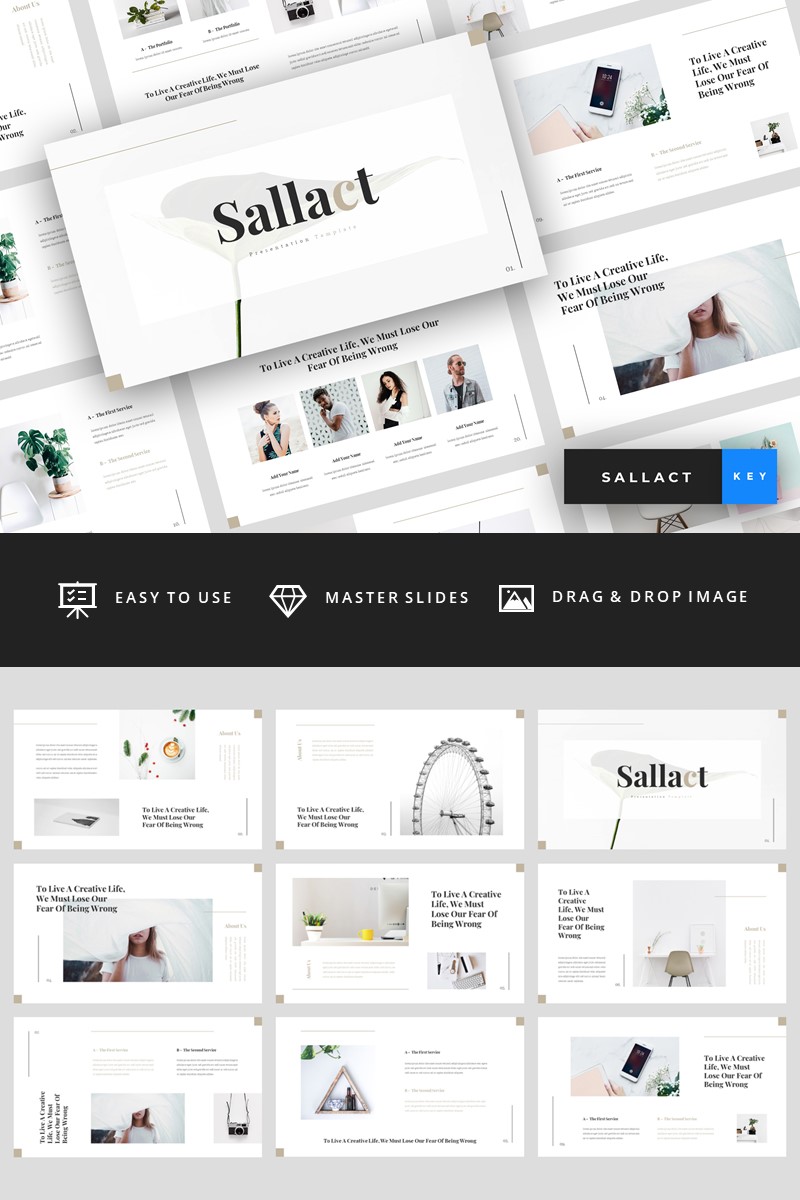 Sallact - Creative - Keynote template