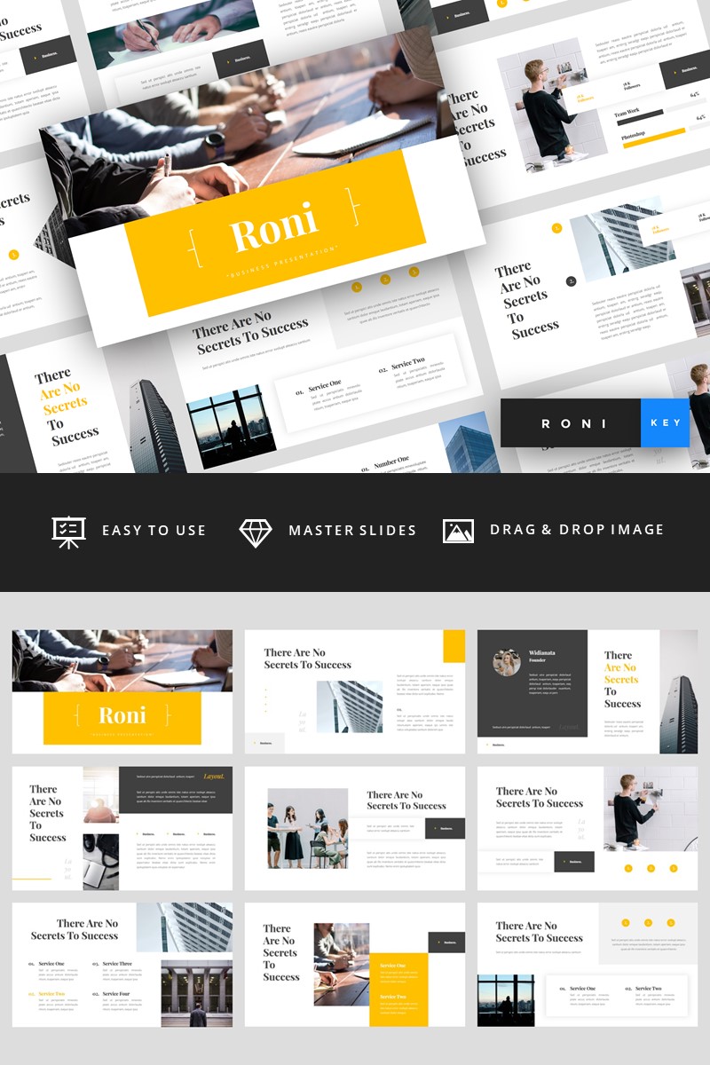 Roni - Business - Keynote template